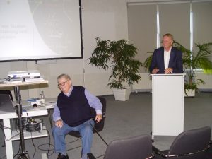 12.09.2019Solaristurm ChemnitzTagung auf StandortebeneOberst a.D. Bernd Biedermann bei seinem interessanten Vortrag zu seiner Arbeit als Militärattaché.